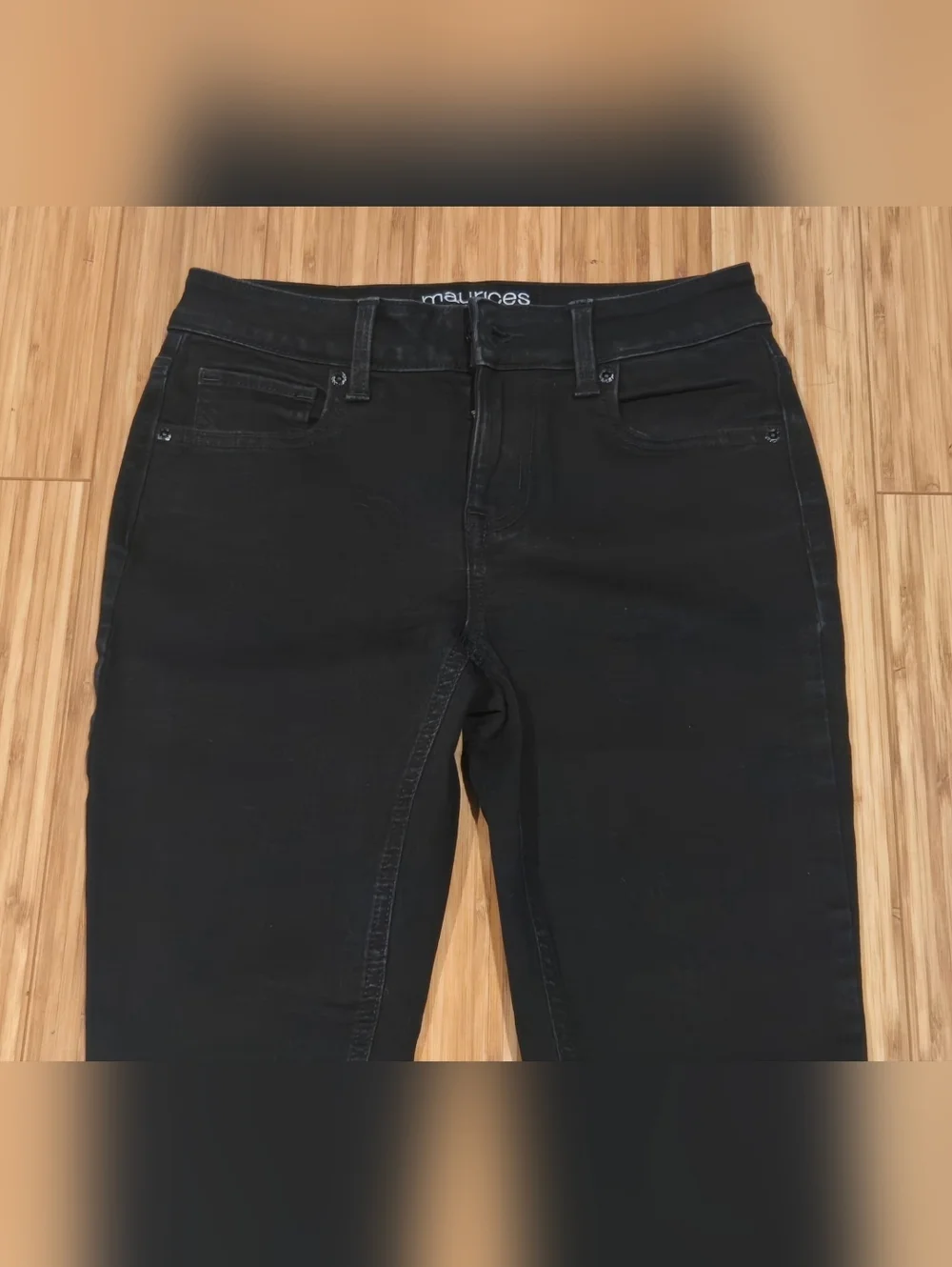 Maurices Mid Rise Black Bootcut Jeans - Classic Stretch Fit